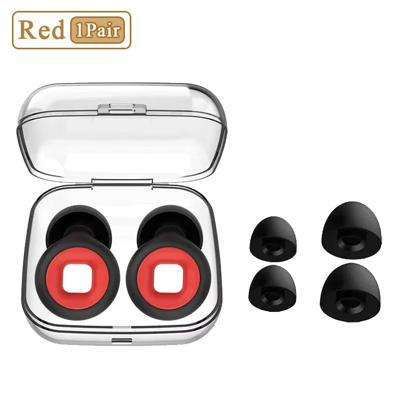 1-16Pairs Sleep Soundproof Earplugs Motorcycle Noise Reduction Earplugs Anti-noise Mute Earplugs Motorcycle Equipment