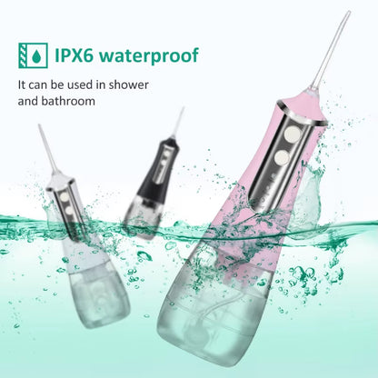 Oral Irrigator Dental Water Flosser Portable Dental Water Jet 300ML Water Flosser for Teeth Mouth Washing Machine Teeth Cleaner