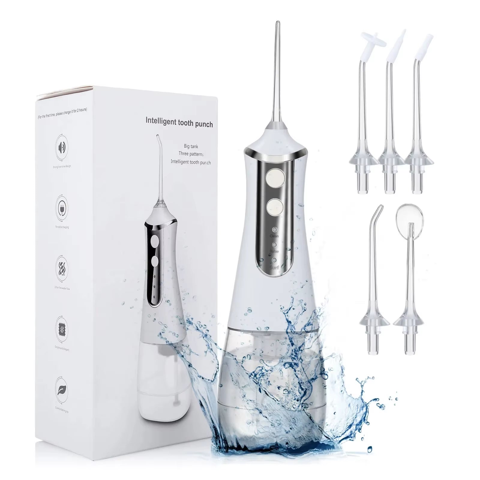 Oral Irrigator Dental Water Flosser Portable Dental Water Jet 300ML Water Flosser for Teeth Mouth Washing Machine Teeth Cleaner