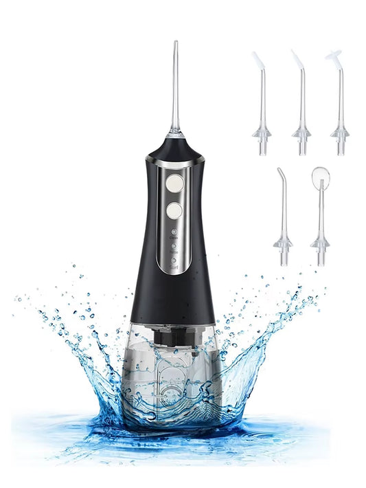 Oral Irrigator Dental Water Flosser Portable Dental Water Jet 300ML Water Flosser for Teeth Mouth Washing Machine Teeth Cleaner