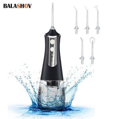 Oral Irrigator Dental Water Flosser Portable Dental Water Jet 300ML Water Flosser for Teeth Mouth Washing Machine Teeth Cleaner