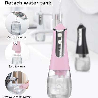 Oral Irrigator Dental Water Flosser Portable Dental Water Jet 300ML Water Flosser for Teeth Mouth Washing Machine Teeth Cleaner