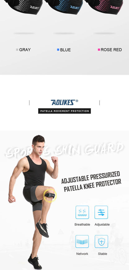 AOLIKES 1PCS Patella Tendon Knee Straps, Knee Brace Knee Support Patellar Stabilizer for Running Hiking Tennis Jumping Arthritis