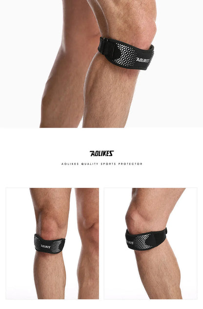 AOLIKES 1PCS Patella Tendon Knee Straps, Knee Brace Knee Support Patellar Stabilizer for Running Hiking Tennis Jumping Arthritis
