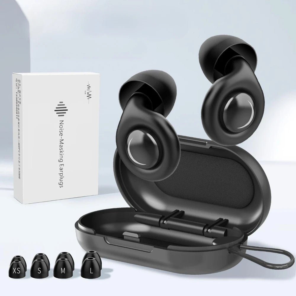 Anti-noise Earplugs Silicone Ear Plug Noise Cancelling for Sleep Anti Snoring Motorcycle Earplug Noise Insulation Ear Protectors