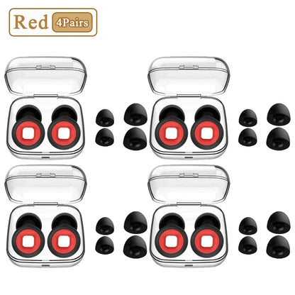 1-16Pairs Sleep Soundproof Earplugs Motorcycle Noise Reduction Earplugs Anti-noise Mute Earplugs Motorcycle Equipment