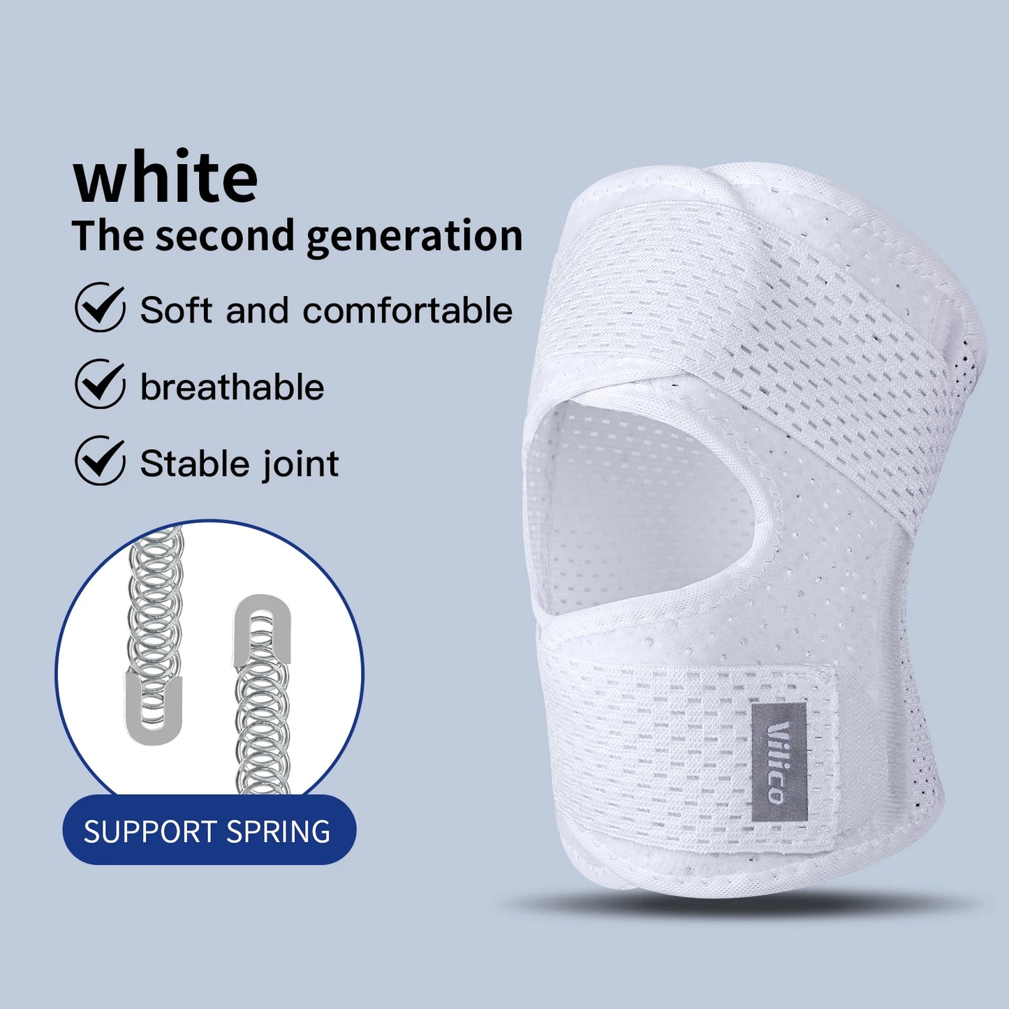 1PC Sports Kneepad Men Women Pressurized Elastic Knee Pads Arthritis Joints Protector Fitness Gear Volleyball Brace Protector