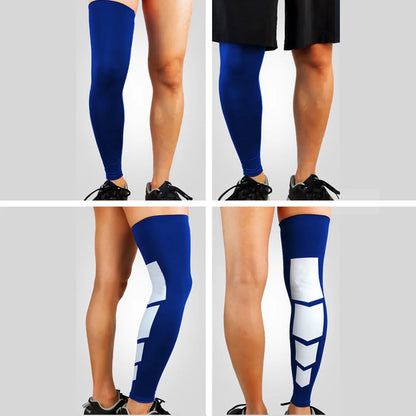 Leg Compression Sleeves, Full Leg Sleeve Long Knee Brace Knee Support Protect Basketball Football Volleyball Cycling Men Women