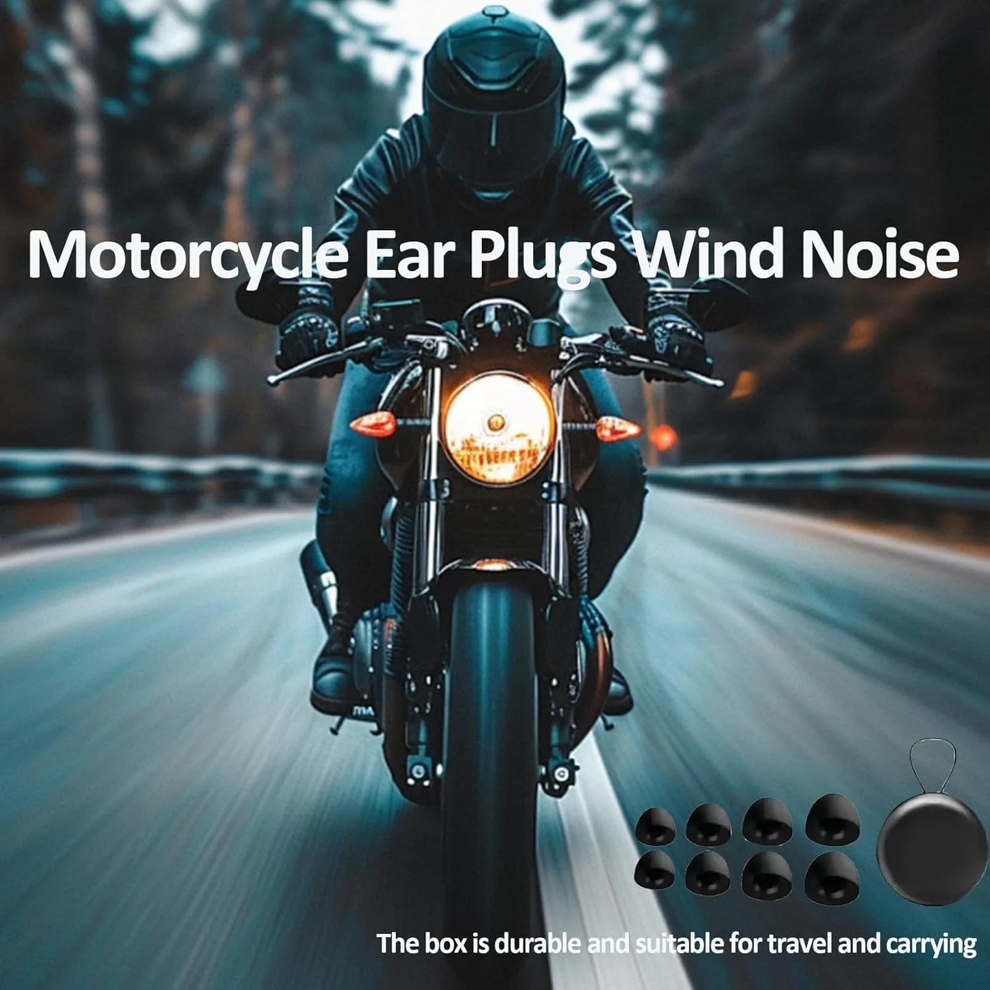 Motorcycle Earplugs, 32db Soft Reusable Earplugs For Motorcycles, Suitable For Traveling, Working Earplugs