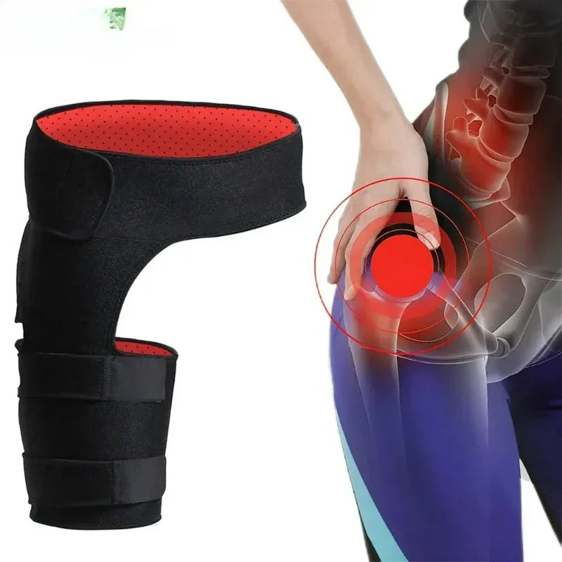 Hip Brace Thigh Compression Sleeve, Hamstring & Groin Compression Support Wrap for Hip Pain Relief, Sciatica,Quad Muscle Strains