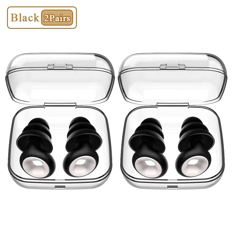 1-16Pairs Sleep Soundproof Earplugs Motorcycle Noise Reduction Earplugs Anti-noise Mute Earplugs Motorcycle Equipment