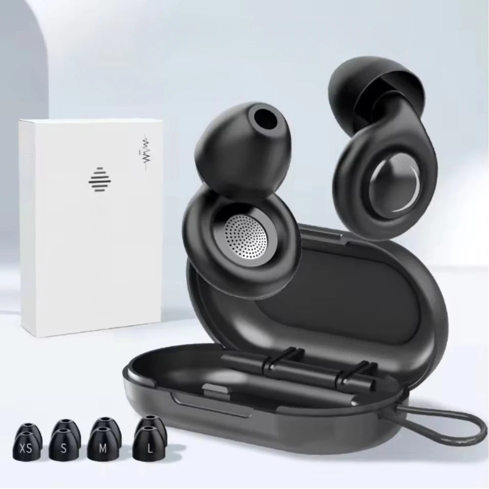 Anti-noise Earplugs Silicone Ear Plug Noise Cancelling for Sleep Anti Snoring Motorcycle Earplug Noise Insulation Ear Protectors