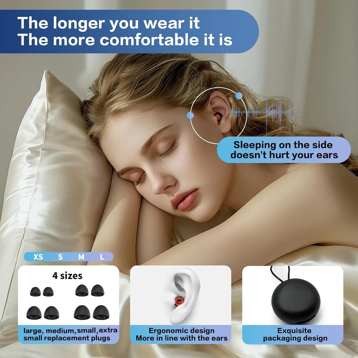 Motorcycle Earplugs, 32db Soft Reusable Earplugs For Motorcycles, Suitable For Traveling, Working Earplugs