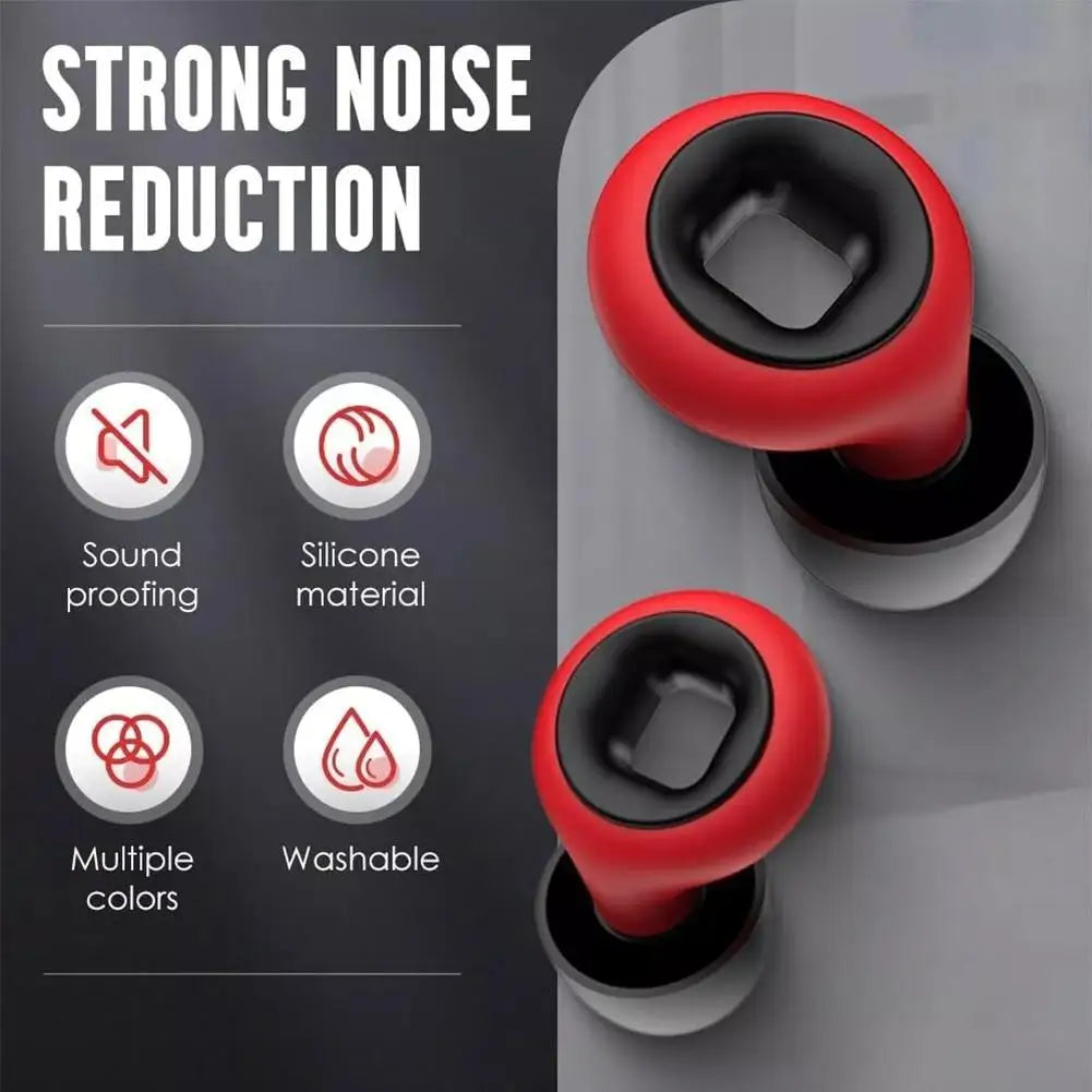 Soundproof Earplugs Noise Reduction Anti-Noise Mute Plugs for Sleep Motorcycle Riding Reduce Loud Noise Comfortable Fit Prevent