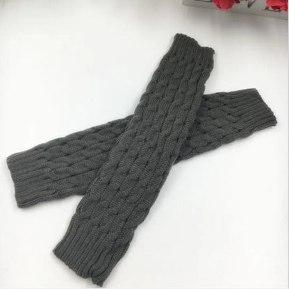 New Women Autumn And Winter Legwarmers Kapron Hemp Flowers Kneepad Leg Warmer Female Girls Pile Heap Socks Sports Safety