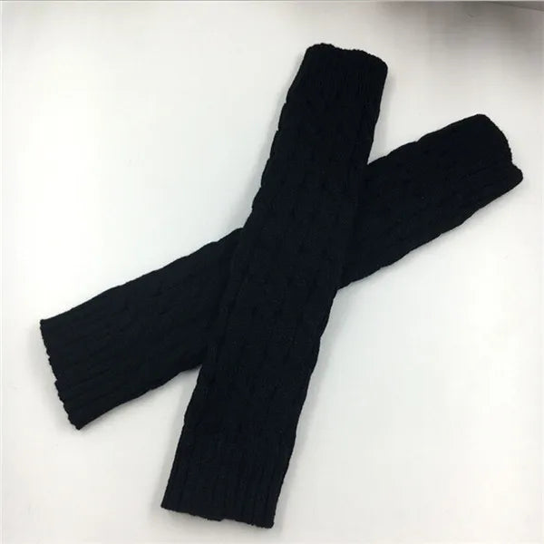 New Women Autumn And Winter Legwarmers Kapron Hemp Flowers Kneepad Leg Warmer Female Girls Pile Heap Socks Sports Safety