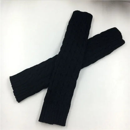 New Women Autumn And Winter Legwarmers Kapron Hemp Flowers Kneepad Leg Warmer Female Girls Pile Heap Socks Sports Safety