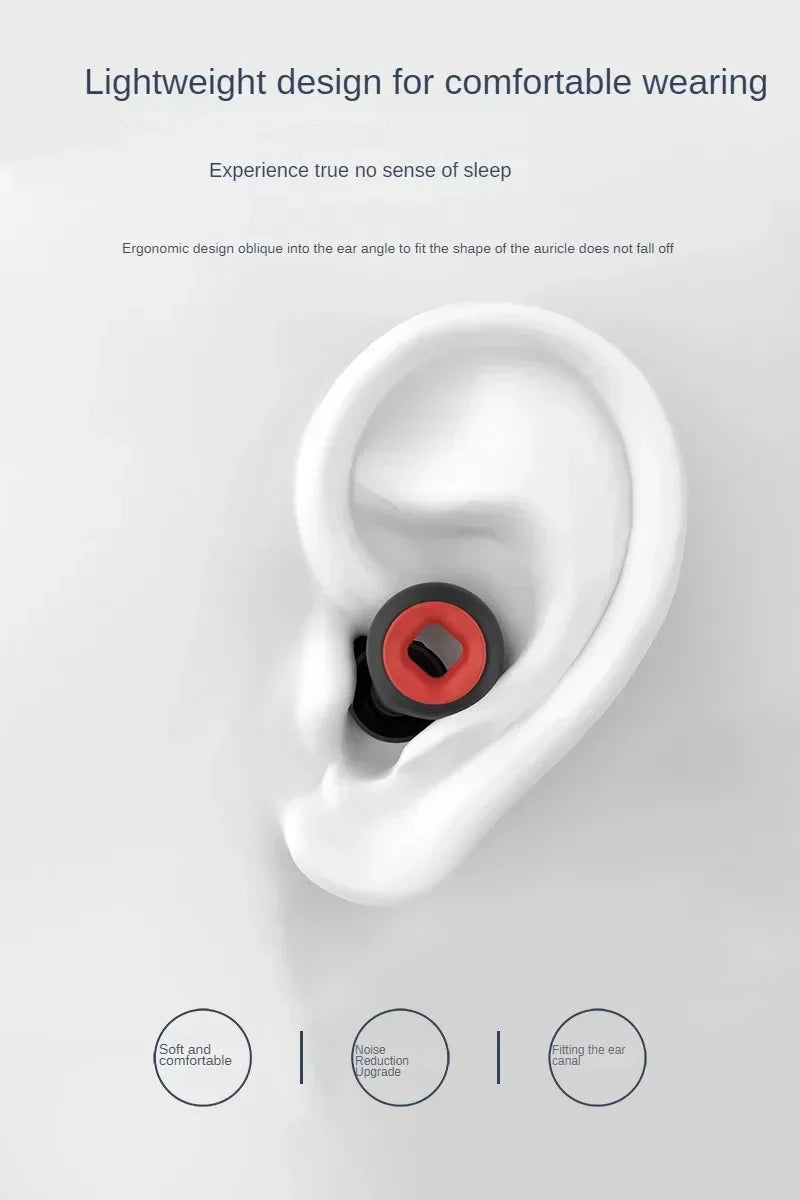 1-16Pairs Sleep Soundproof Earplugs Motorcycle Noise Reduction Earplugs Anti-noise Mute Earplugs Motorcycle Equipment