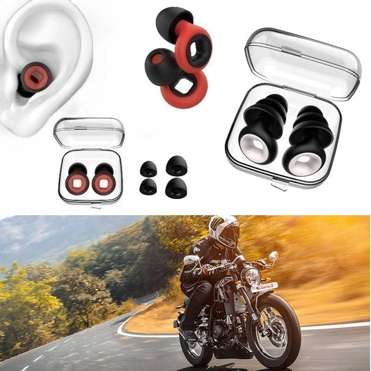 1-16Pairs Sleep Soundproof Earplugs Motorcycle Noise Reduction Earplugs Anti-noise Mute Earplugs Motorcycle Equipment