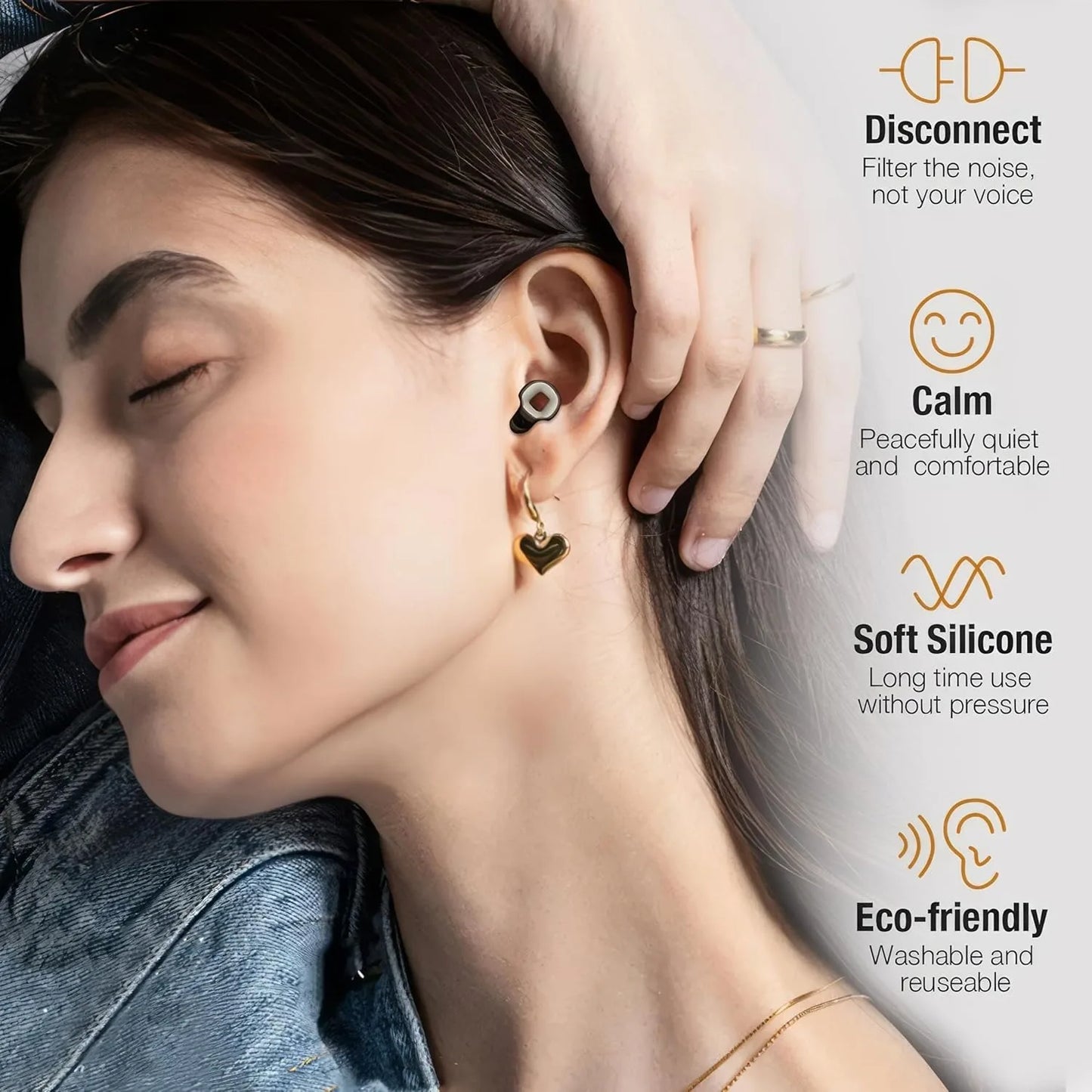 Motorcycle Earplugs, 32db Soft Reusable Earplugs For Motorcycles, Suitable For Traveling, Working Earplugs