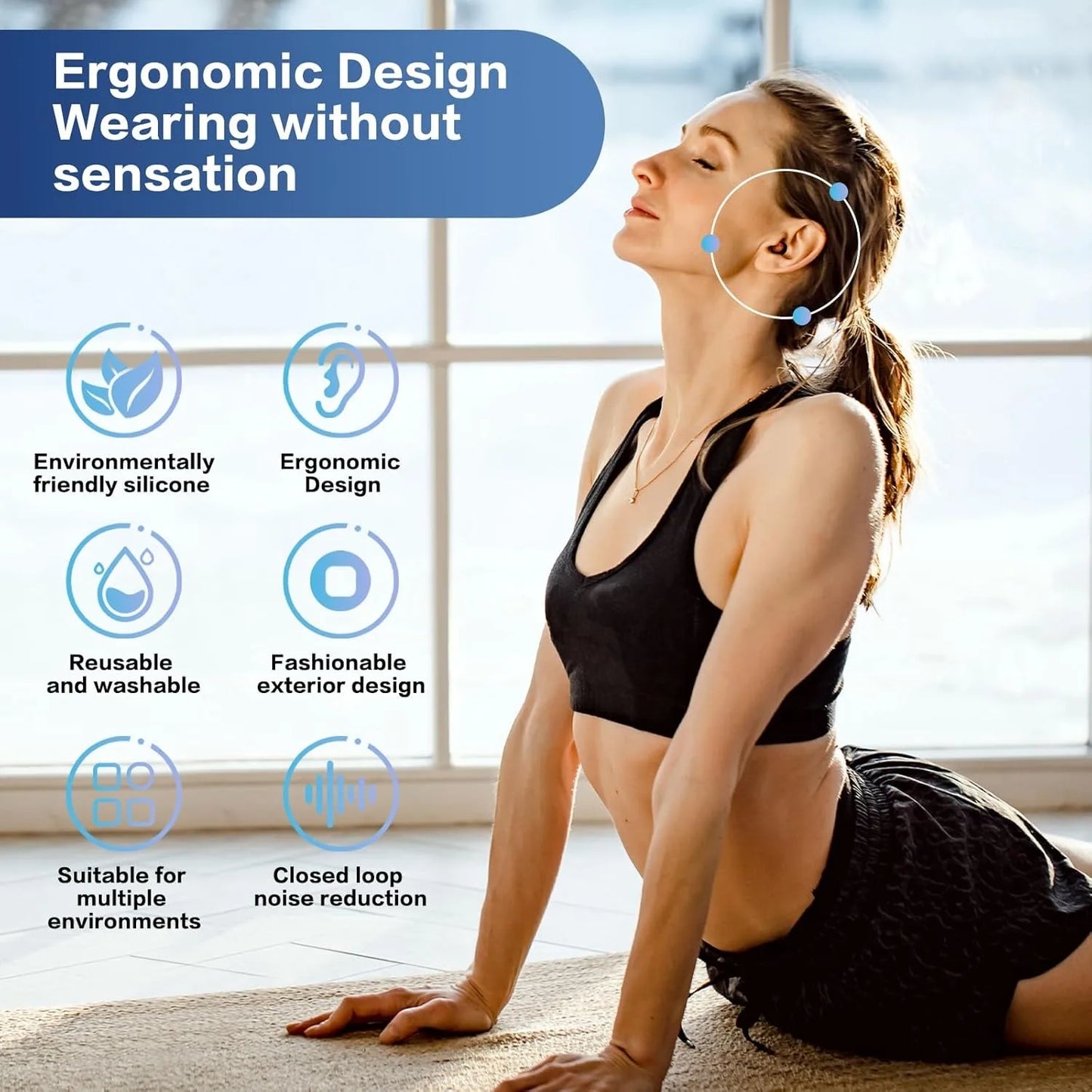 Motorcycle Earplugs, 32db Soft Reusable Earplugs For Motorcycles, Suitable For Traveling, Working Earplugs