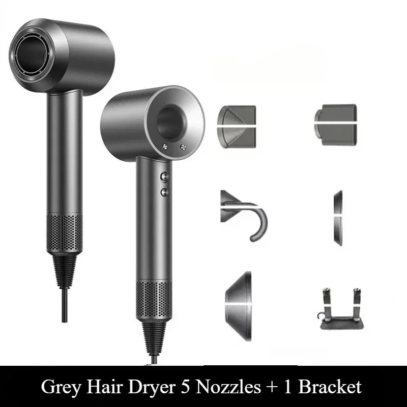Ionic Hair Dryer with Hot and Cold Air Functionality – Lightweight 5 in 1 Professional Styling Tool for Easy Blowouts