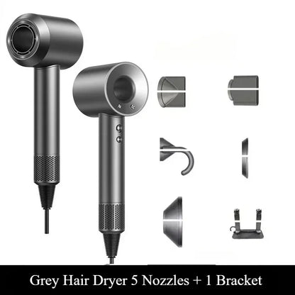 Ionic Hair Dryer with Hot and Cold Air Functionality – Lightweight 5 in 1 Professional Styling Tool for Easy Blowouts